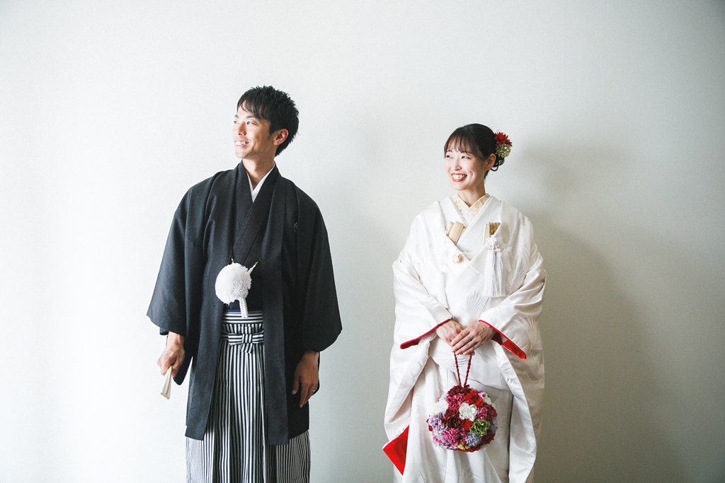 Shooting at the new flower arch! Japanese style studio!