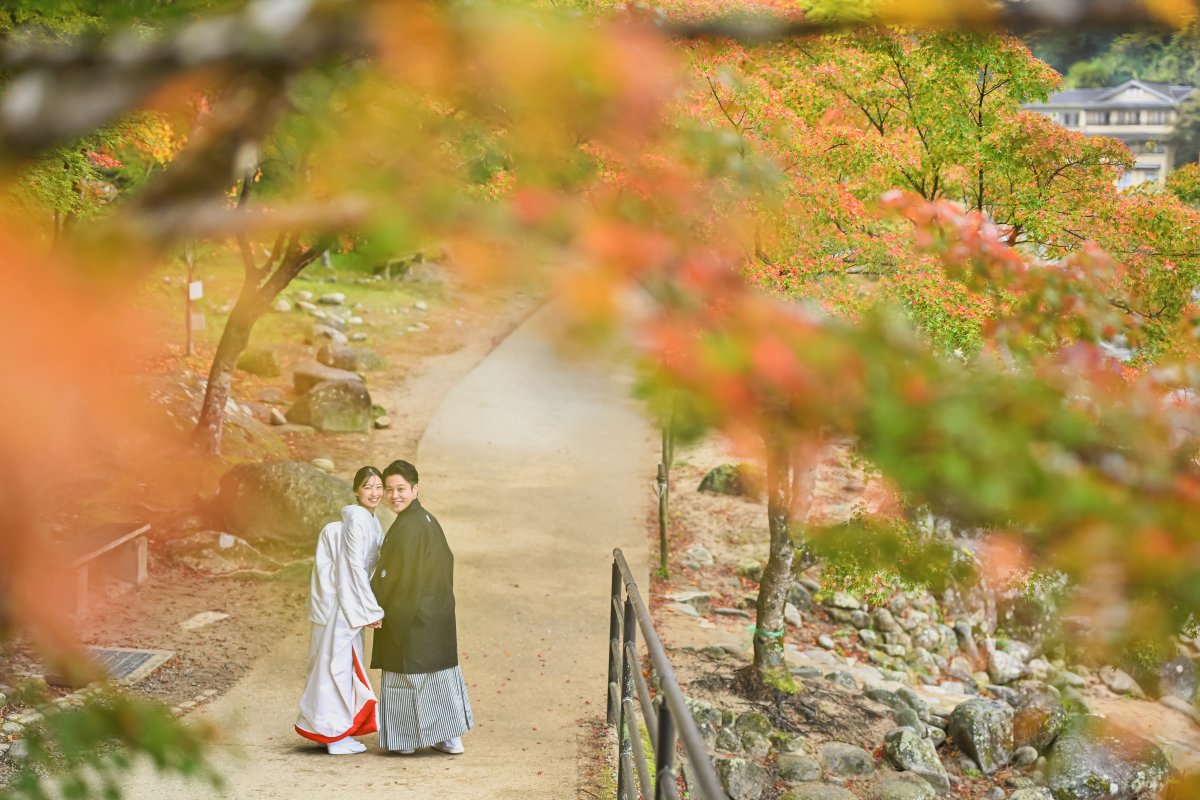 Very popular! Korankei in autumn leaves, Japanese style photography!