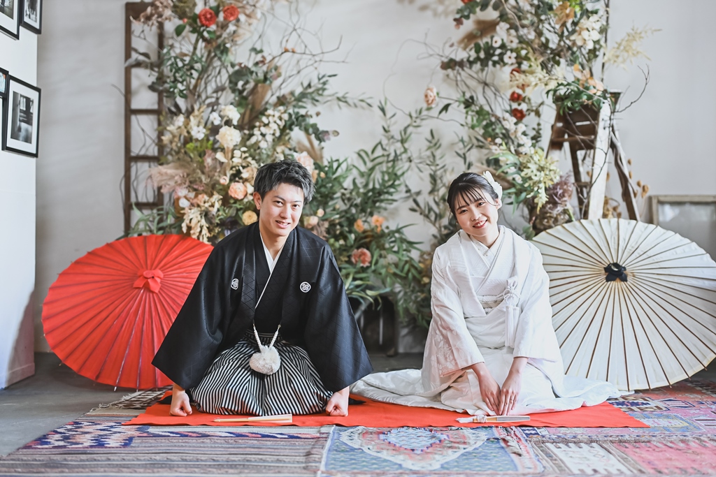 Photo wedding in kimono 👘Studio shooting✨.