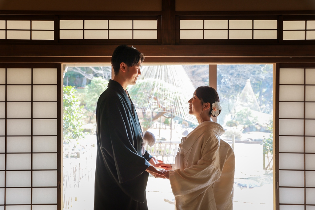 Our Kimono Wedding Story at Higoso-Hosokawa Garden
