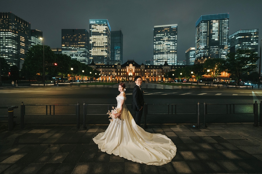 After shooting at Tokyo Station, I’m 10 times more excited to get married!