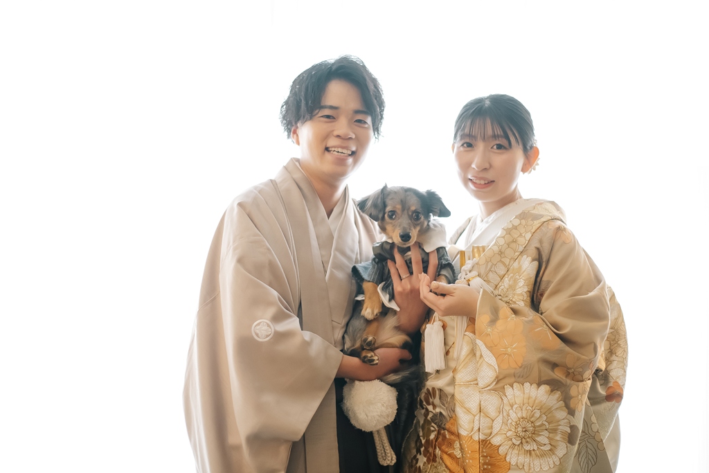 Pet photography is also welcome! Japanese style studio photography🐶