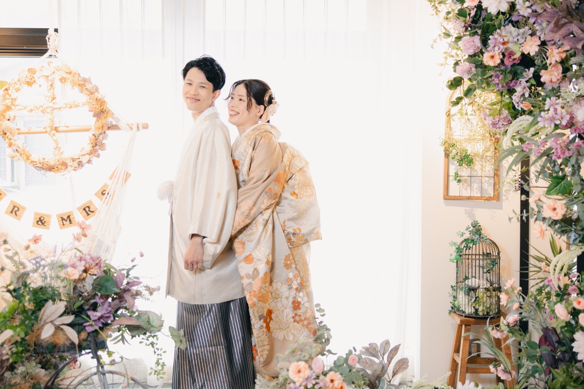 I want to wear both white kimono and colored kimono! We are the studio to make such wishes come true… ♡