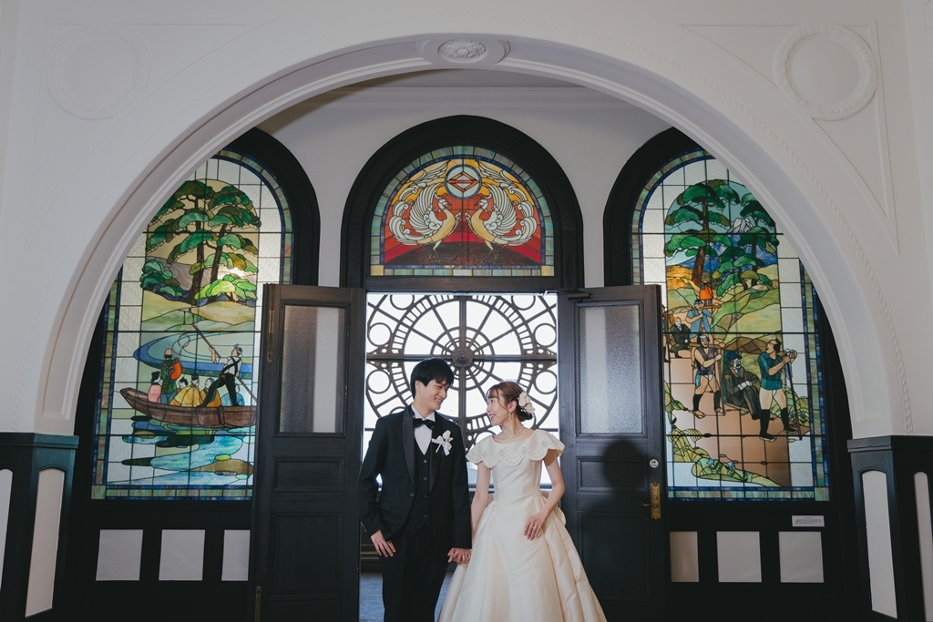 Yokohama Memorial Hall: Retro Romantic Pre-wedding Shoot
