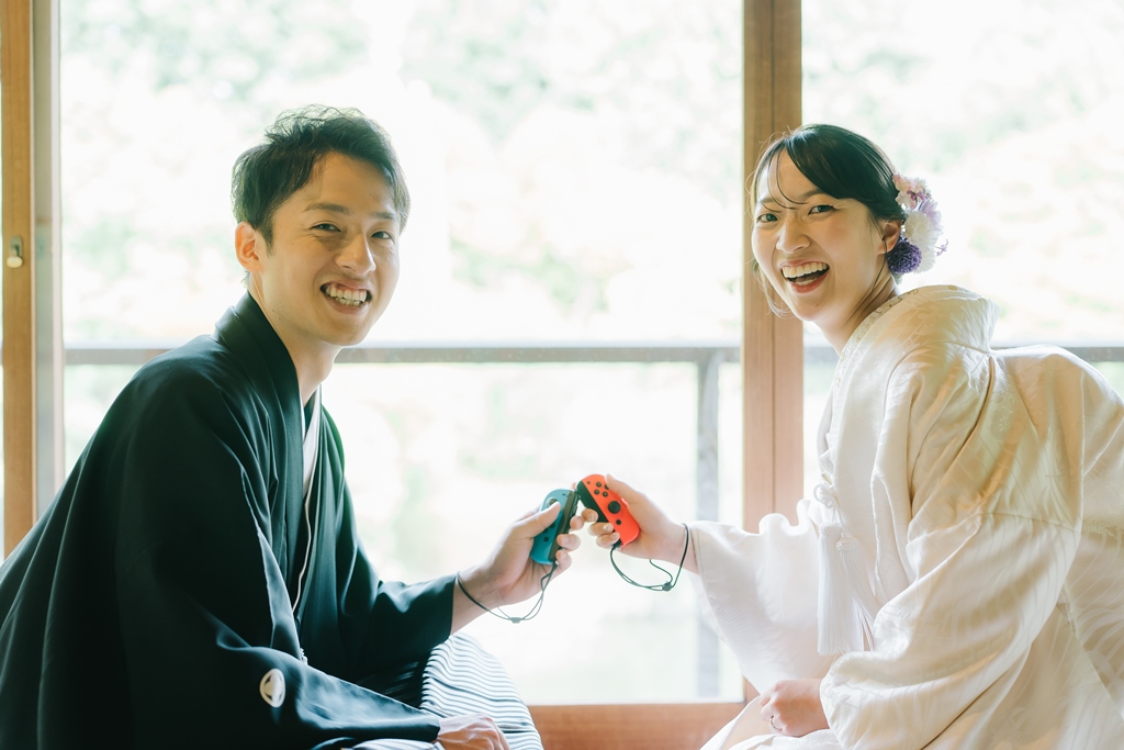 Not too formal, yet elegant. A perfect match for the two of you – Mejiro Garden Photoshoot