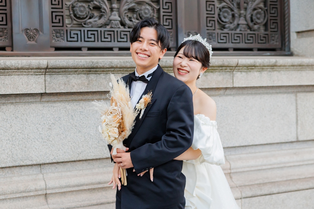 More fun than we imagined – A Western-style pre-wedding shoot at Tokyo Station