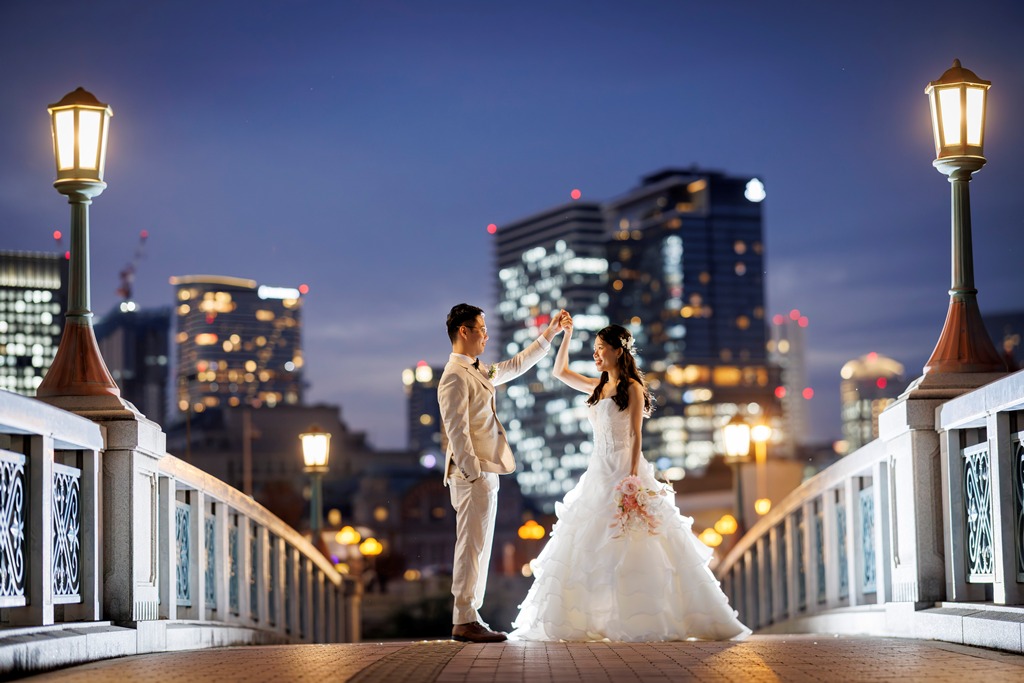 Photographed at Nakanoshima Park, where the Christmas season illuminations are beautiful