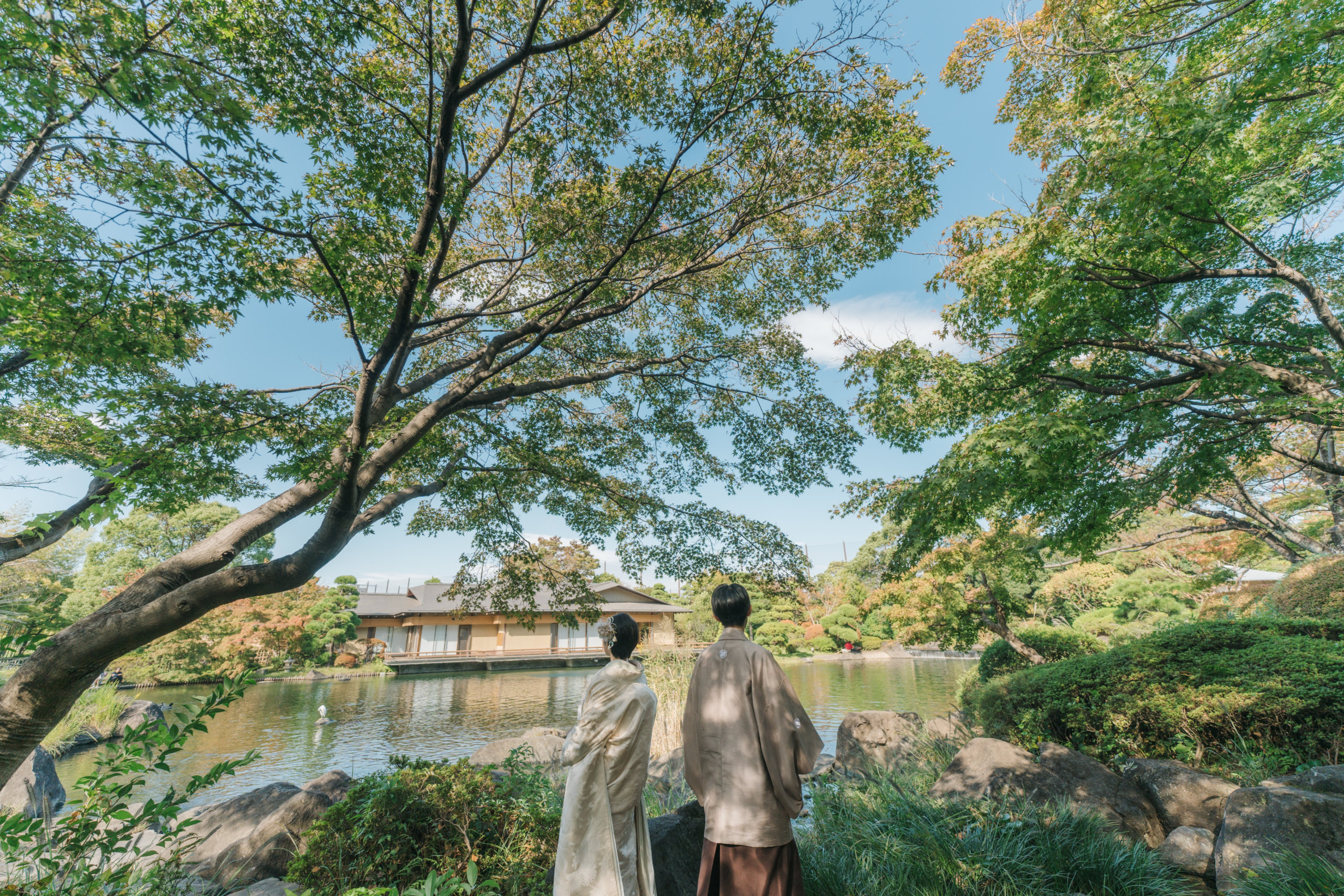 Pre-wedding photoshoot report at Heisei-Teien, Japan wedding photography