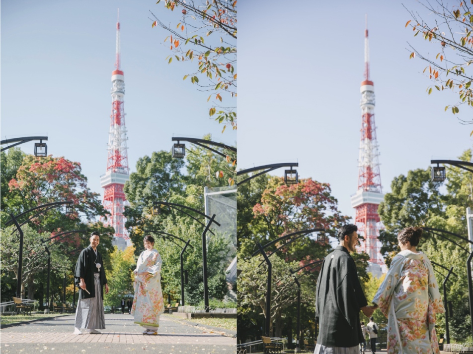 Pre-wedding Photo Shoot at Tokyo Tower