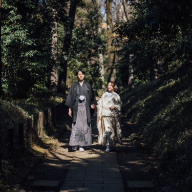 arisugawa memorial park kimono wedding-photo