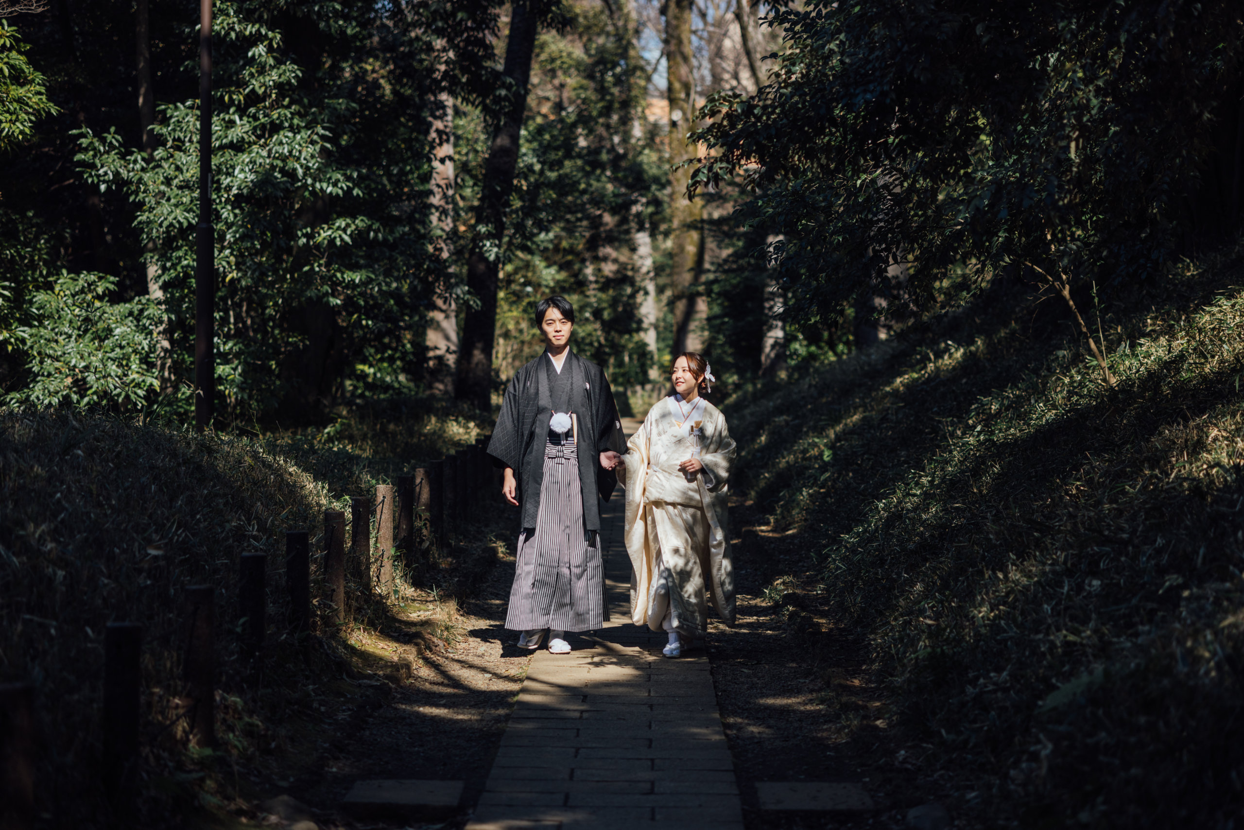 Pre-wedding photoshoot report at Arisugawa Memorial Park, Japan wedding photography