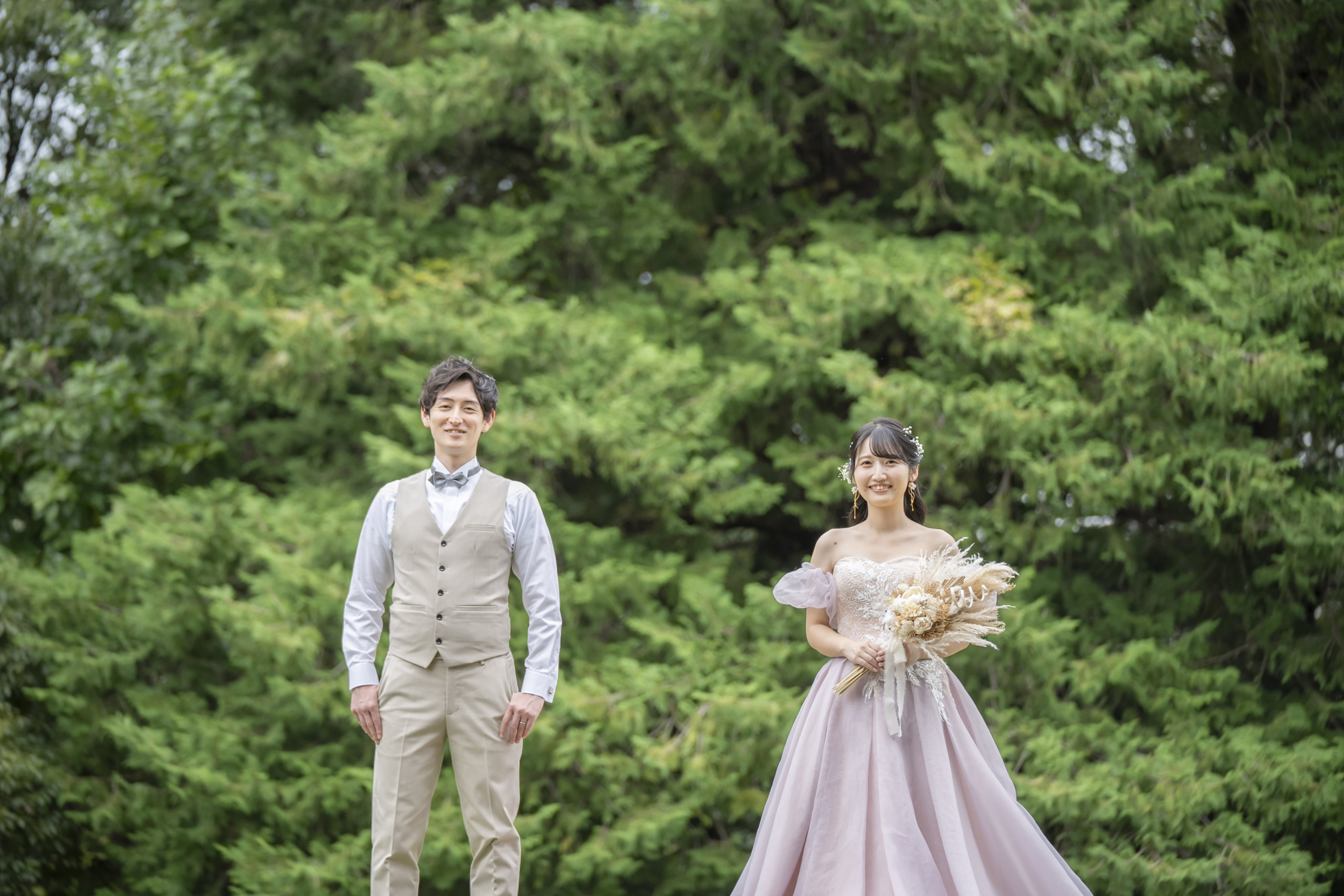 Showa Memorial Park wedding photography backdrops in Japan