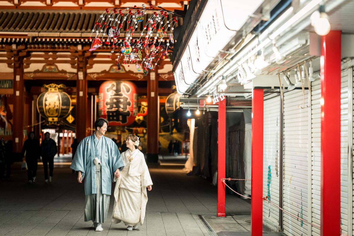 Asakusa & Tokyo Skytree Wedding Photos