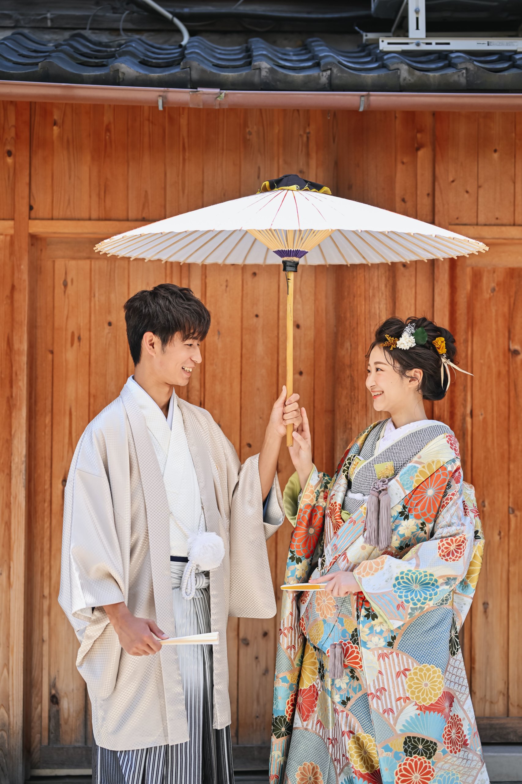 Traditional Japanese-style location shoot in Kyoto