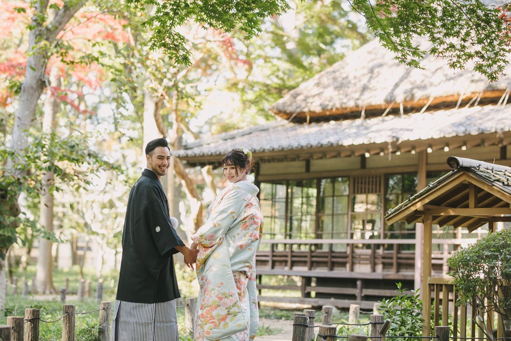 Roka Koushun Garden wedding photography session — a quiet, unhurried session at the historic farmhouse and bamboo grove