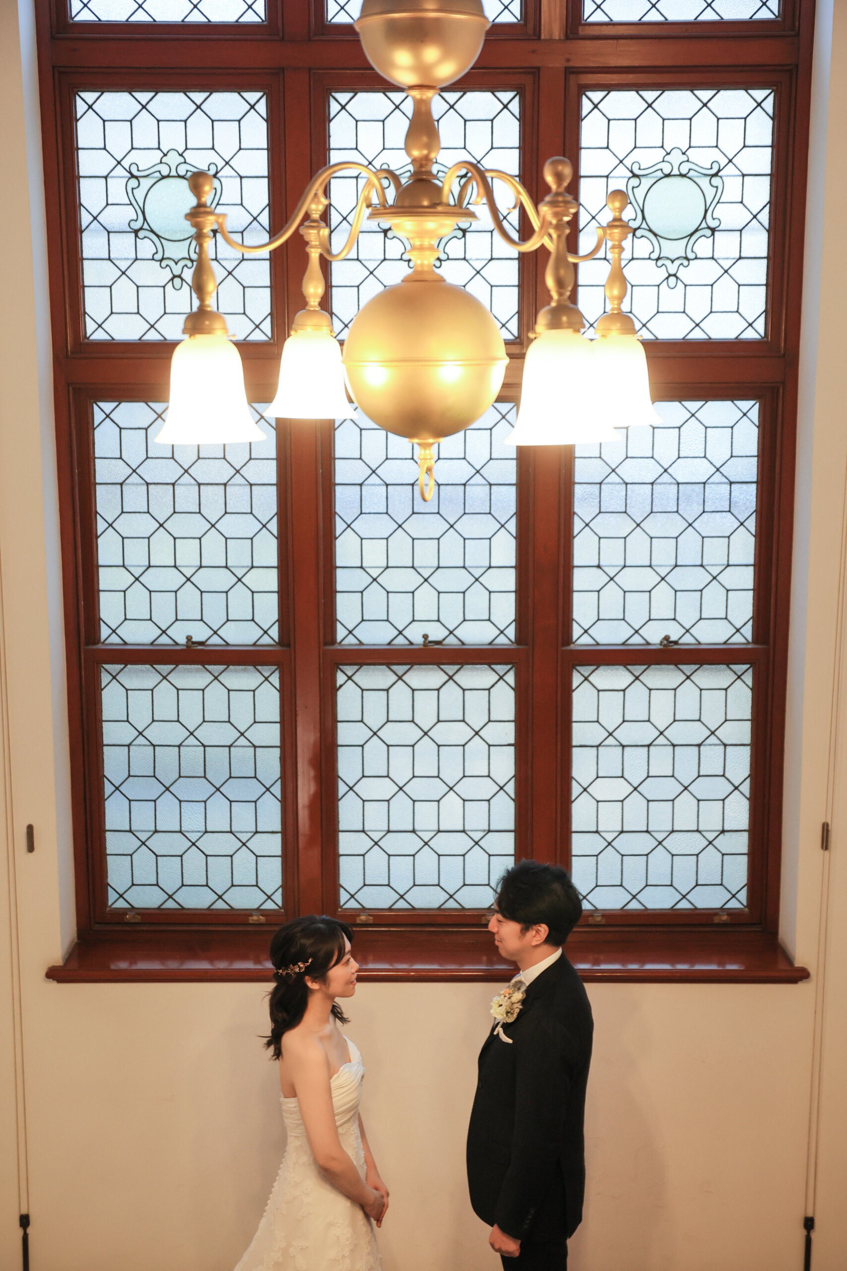 Former Furukawa Residence shooting spots overview — the grand staircase, sunroom, dining room, and heart-paneled door each offer completely different visual character for wedding photography