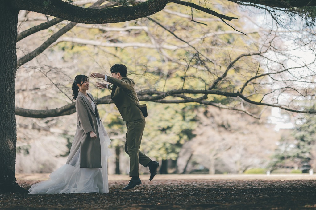 Kinuta Park shooting locations overview — giant trees, suspension bridge and open lawn all within one Tokyo park