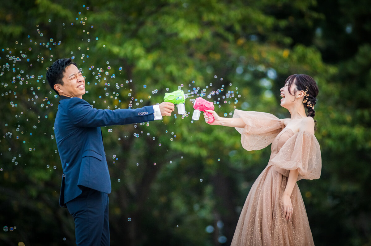 Our Kind of Happiness: A Color Dress Photoshoot in Odaiba