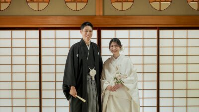 Natural Smiles and Cherished Memories: A Traditional Japanese Wedding Photoshoot at Daisen Park